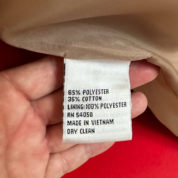 Le Suit Petite Button Trench Jacket Size 12 P NWT - Picture 8 of 11